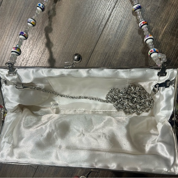 Vintage Multicolor Beaded Shoulder Bag - Picture 5 of 5